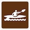 Sign Solutions Usa Canoeing Symbol, Aluminum, 18 in x 18 in DCS08DWT1818CUS00017 - alternate 1